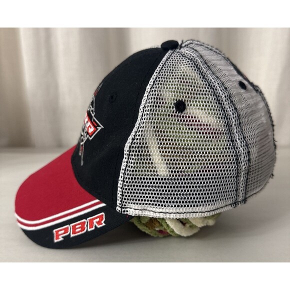 PBR Professional Bull Riders Mesh Snap Back Hat O/S - Picture 3 of 14